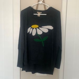 Light gray sweater, Vertical Design, Size M